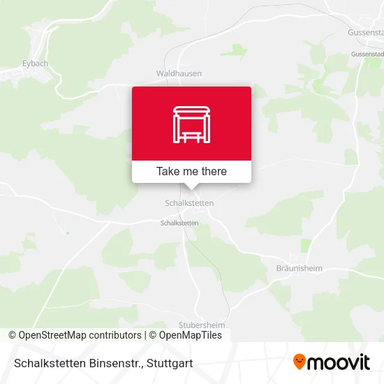 Карта Schalkstetten Binsenstr.