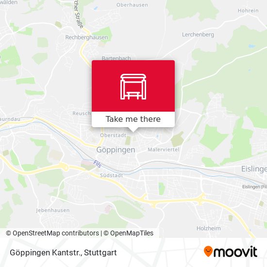 Göppingen Kantstr. map