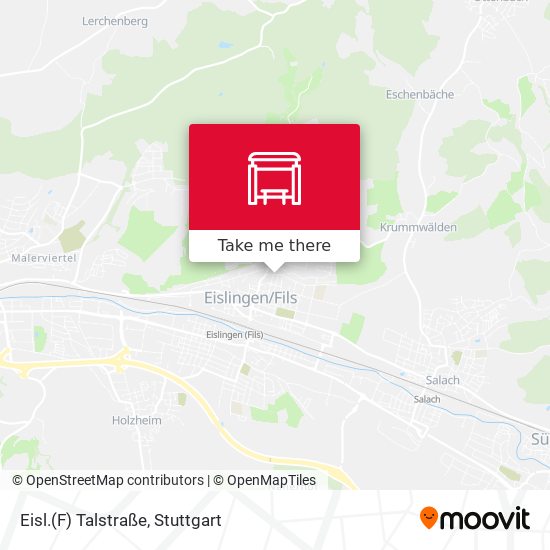 Карта Eisl.(F) Talstraße