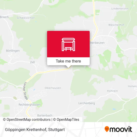 Карта Göppingen Krettenhof