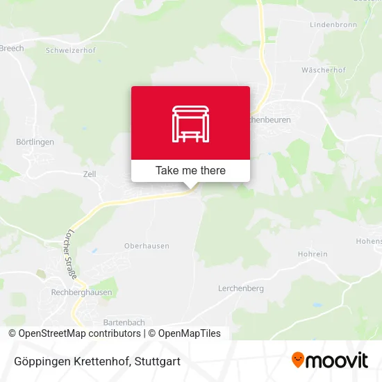 Карта Göppingen Krettenhof