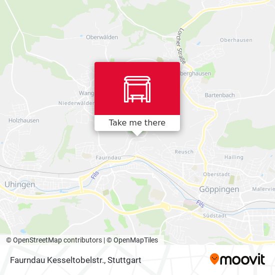 Faurndau Kesseltobelstr. map
