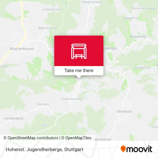 Карта Hohenst. Jugendherberge