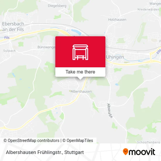 Карта Albershausen Frühlingstr.