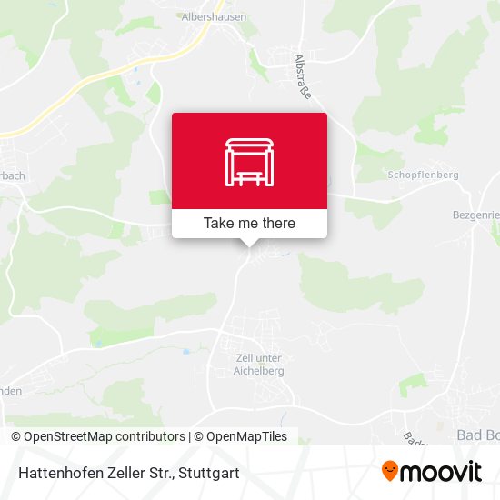 Карта Hattenhofen Zeller Str.