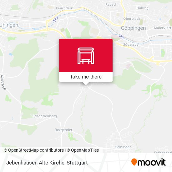Jebenhausen Alte Kirche map