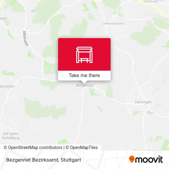 Карта Bezgenriet Bezirksamt