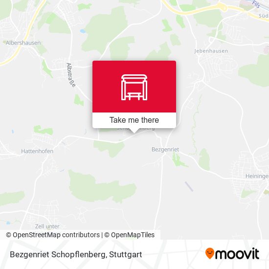 Bezgenriet Schopflenberg map