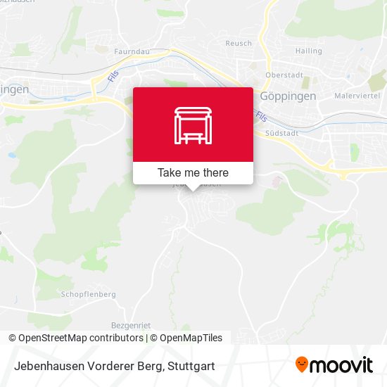 Jebenhausen Vorderer Berg map