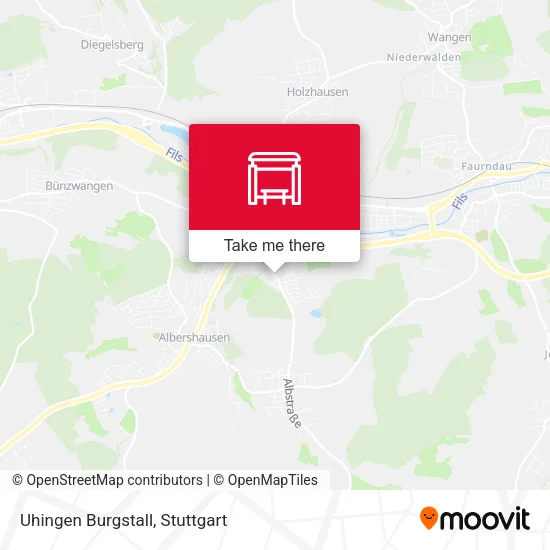 Карта Uhingen Burgstall