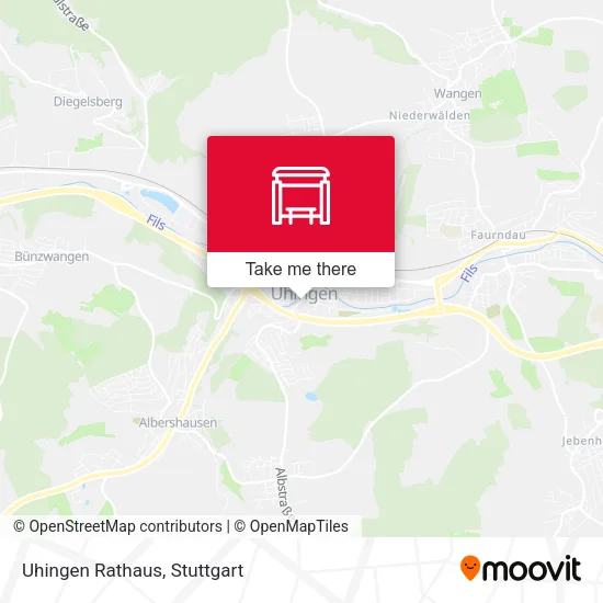 Карта Uhingen Rathaus