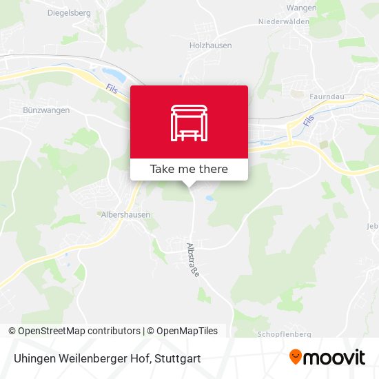 Uhingen Weilenberger Hof map