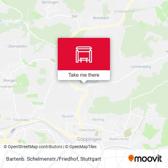 Bartenb. Schelmenstr./Friedhof map