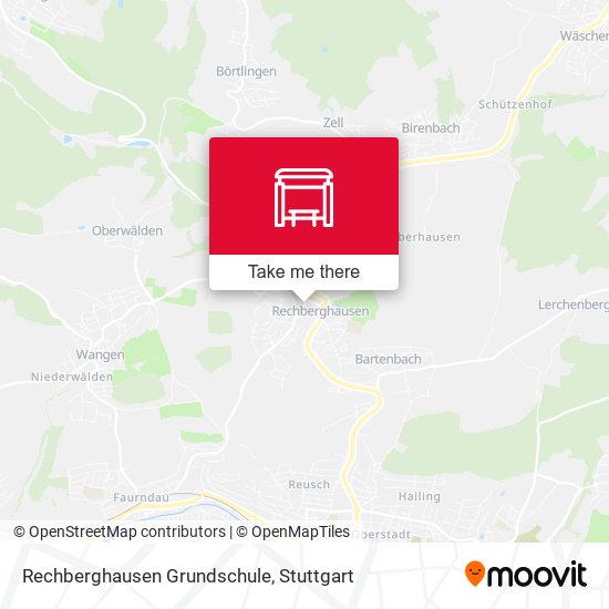 Rechberghausen Grundschule map