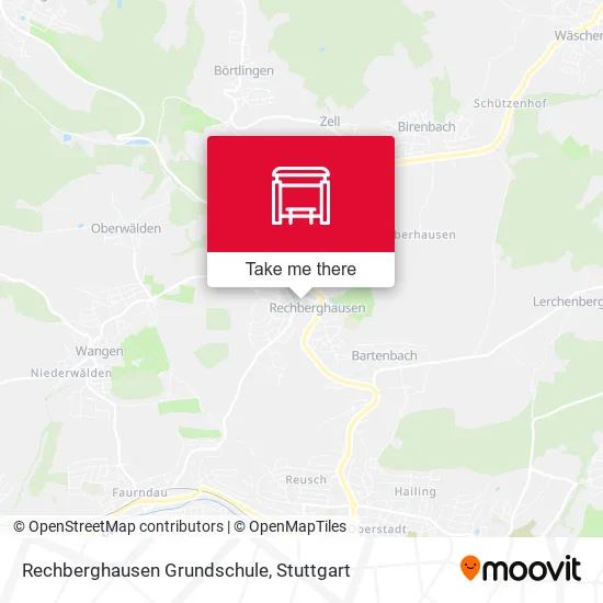 Карта Rechberghausen Grundschule