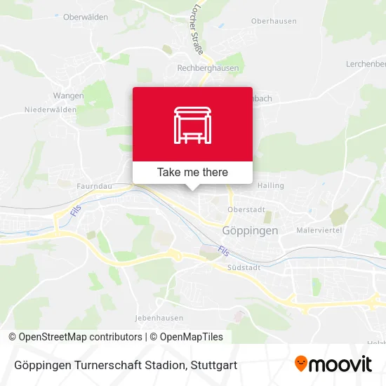 Карта Göppingen Turnerschaft Stadion