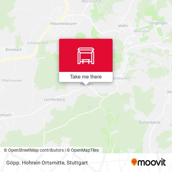 Карта Göpp. Hohrein Ortsmitte