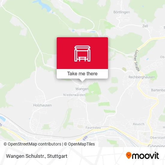 Карта Wangen Schulstr.