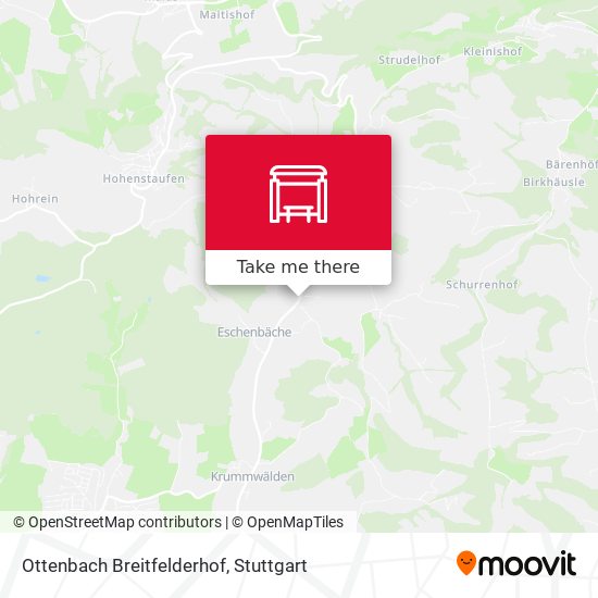 Карта Ottenbach Breitfelderhof