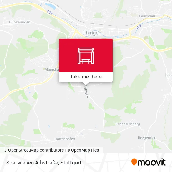 Карта Sparwiesen Albstraße