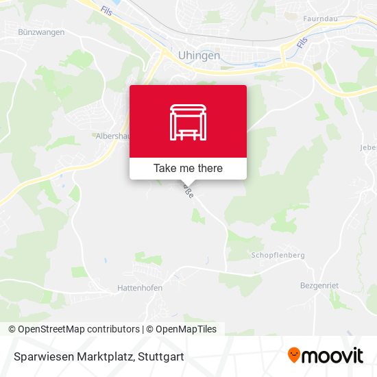 Sparwiesen Marktplatz map