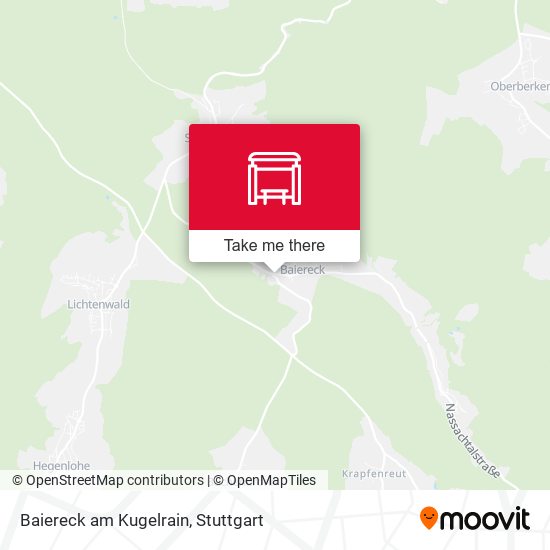 Карта Baiereck am Kugelrain