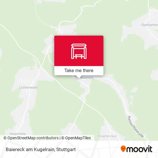Карта Baiereck am Kugelrain
