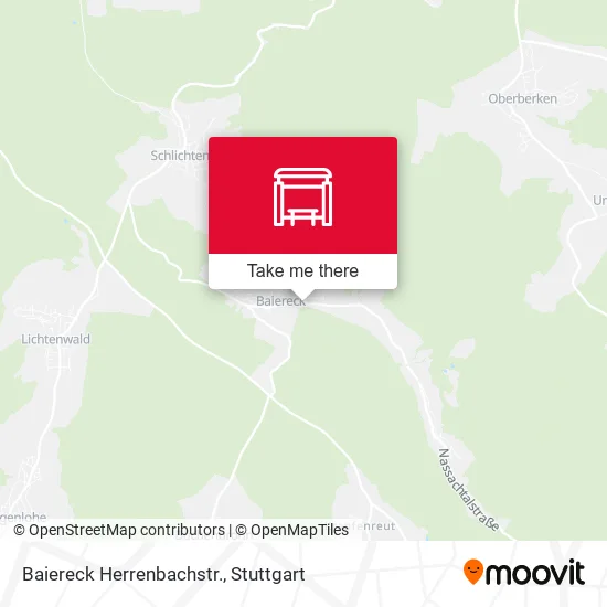 Карта Baiereck Herrenbachstr.