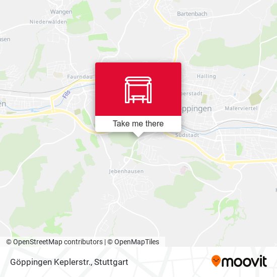 Göppingen Keplerstr. map