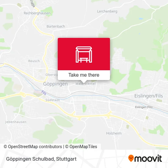 Карта Göppingen Schulbad