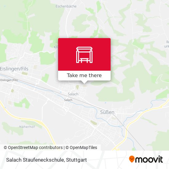 Salach Staufeneckschule map