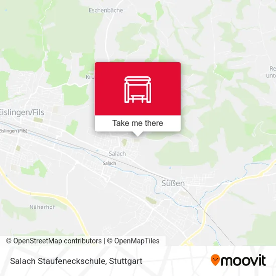 Карта Salach Staufeneckschule