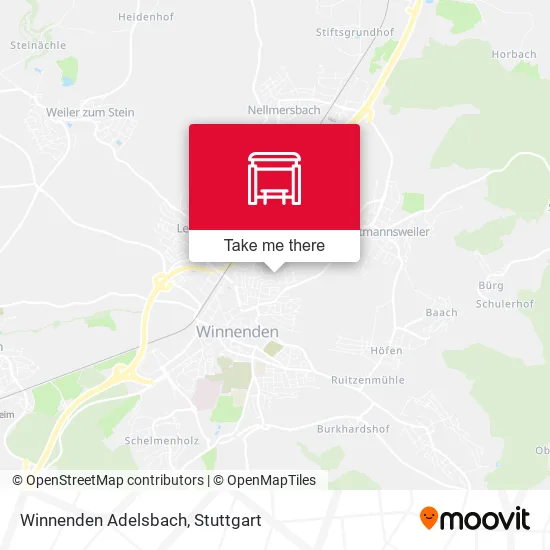 Карта Winnenden Adelsbach