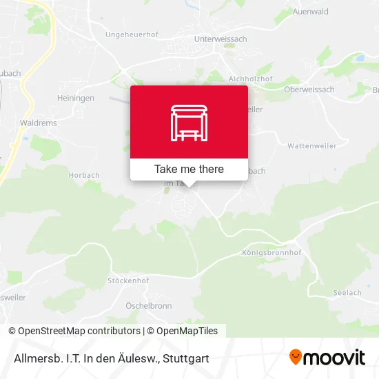 Карта Allmersb. I.T. In den Äulesw.