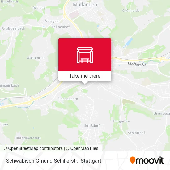 Карта Schwäbisch Gmünd Schillerstr.
