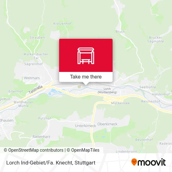 Карта Lorch Ind-Gebiet/Fa. Knecht