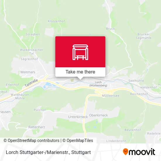Карта Lorch Stuttgarter-/Marienstr.