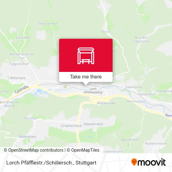 Карта Lorch Pfäfflestr./Schillersch.