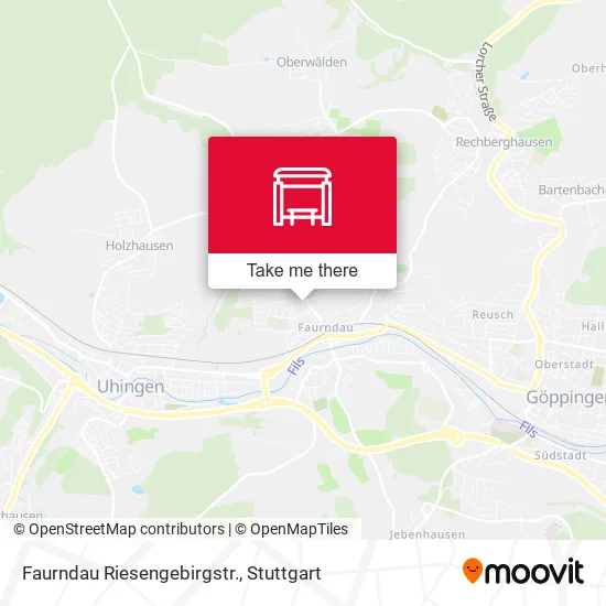 Карта Faurndau Riesengebirgstr.