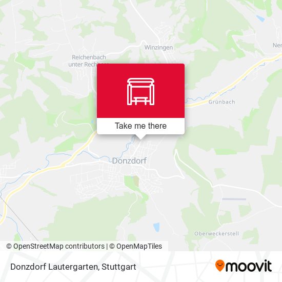 Donzdorf Lautergarten map