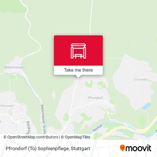 Pfrondorf (Tü) Sophienpflege map