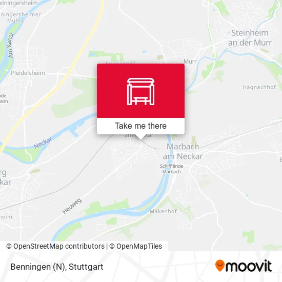 Карта Benningen (N)