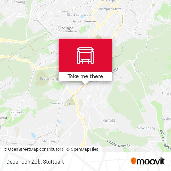 Карта Degerloch Zob