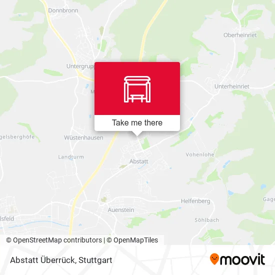 Карта Abstatt Überrück