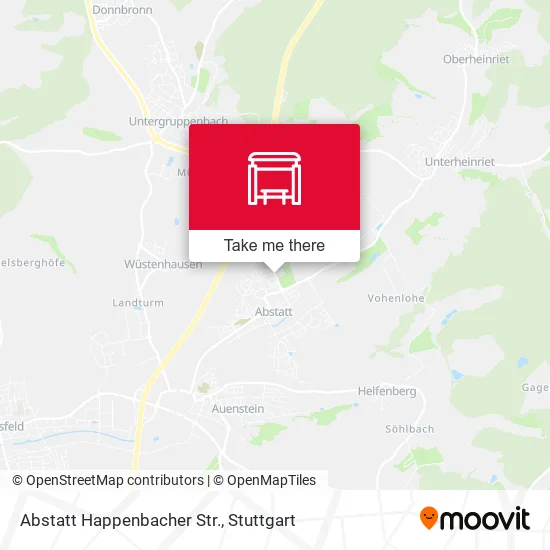 Карта Abstatt Happenbacher Str.