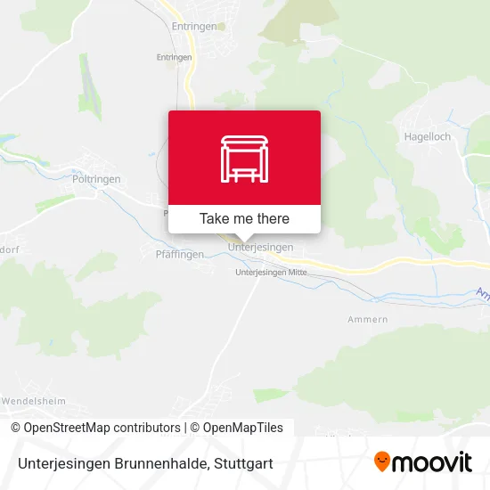 Карта Unterjesingen Brunnenhalde