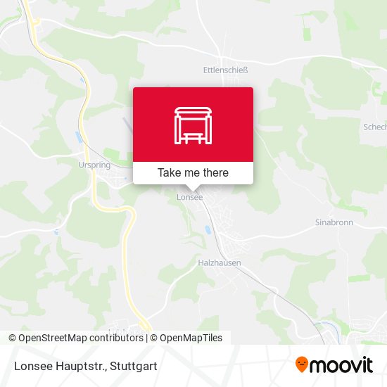 Карта Lonsee Hauptstr.