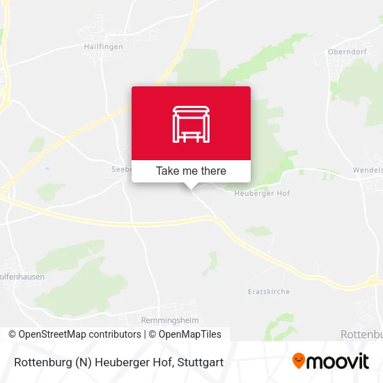 Карта Rottenburg (N) Heuberger Hof