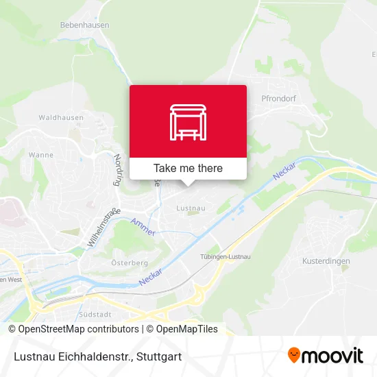 Карта Lustnau Eichhaldenstr.