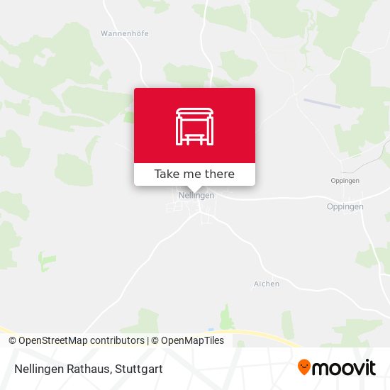 Nellingen Rathaus map